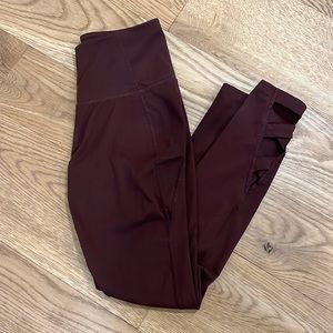 Apana Burgundy Leggings